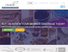 Tablet Screenshot of indiebusinessinsurance.com